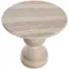 Emilio Dune 34" Round Concrete Top Outdoor Bistro Table