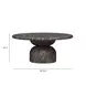 Cynthia Dark Emperador Outdoor Round Coffee Table