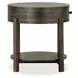 Hadleigh Black Coffee Bean Round End Table