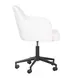 Sydney Cream Upholstered Swivel Desk Chair