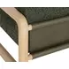 Cirro Noah Meadow and Ludlow Dark Olive Leather Upholstered Lounge Chair