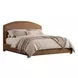 Jackson Brown King Upholstered Panel Bed