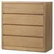 Modena Natural 4 Drawer Chest