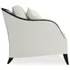 Pitch Perfect creame Upholstered Accent Chair with Pillow