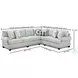 Dizzy Iron 2 Piece Sectional