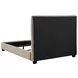 Chloe Oatmeal Upholstered Queen Panel Bed