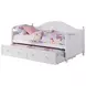 Julie Ann White Curved Back Twin Daybed With Trundle