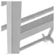 Ladder Silver Display Rack with Casters