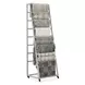 Ladder Silver Display Rack with Casters