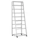 Ladder Silver Display Rack with Casters