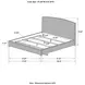 Laughton Amber Queen Panel Bed