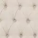 Devon Beige Upholstered California King Panel Headboard with Nailhead Trim