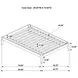 Hounslow Cappuccino Twin Universal Platform Bed