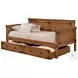Oakdale Rustic Honey Twin Daybed with Trundle