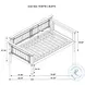 Oakdale Rustic Honey Twin Daybed with Trundle