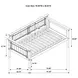 Oakdale Rustic Honey Twin Daybed