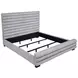 Patricia Gray California King Upholstered Platform Bed