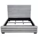 Patricia Gray California King Upholstered Platform Bed