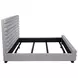 Patricia Gray California King Upholstered Platform Bed