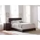 Dorian Brown Upholstered Full Panel Bed