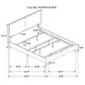 Dorian Brown Upholstered King Panel Bed