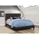 Dorian Brown California King Upholstered Panel Bed
