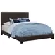 Dorian Brown California King Upholstered Panel Bed