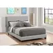 Dorian Grey Upholstered King Panel Bed