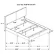 Dorian Grey Upholstered King Panel Bed