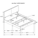 Dorian Gray California King Upholstered Panel Bed