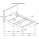 Dorian Grey Upholstered Queen Panel Bed