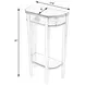Wendell Light Burl Demilune Console Table