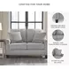 Adlai Shadow 57" Loveseat