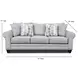 Amos Pebble Gray 87" Queen Sleeper Sofa