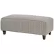 Wowza Dusk Tan and Black Upholstered Rectangular Cocktail Ottoman