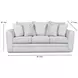 Wowza Sand Off White 88" Queen Sleeper Sofa