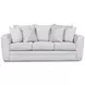 Wowza Sand Off White 88" Queen Sleeper Sofa