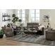 Tranquility Pewter Lay Flat Power Reclining Living Room Set