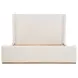 Nala Cream Upholstered King Sleigh Bed