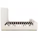 Nala Cream Upholstered King Sleigh Bed