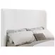 Nala Cream Upholstered King Sleigh Bed