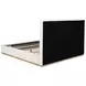 Knox Cream Upholstered King Platform Bed