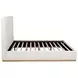 Knox Cream Upholstered King Platform Bed