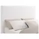 Knox Cream Upholstered King Platform Bed