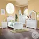 Estrella White Full Panel Bed