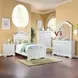 Estrella White Arched Dresser Mirror