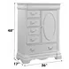 Estrella White 6 Drawer Chest