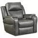 Davidson Slate Leather Zero Gravity Power Recliner with Power Headrest and Massage