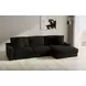 Comfrey Black 2 Piece Modular RAF Chaise Sectional