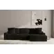 Comfrey Black 2 Piece Modular RAF Chaise Sectional